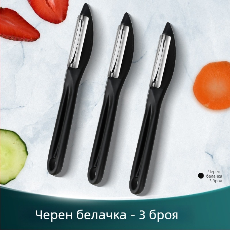 Обелка за плодове и зеленчуци - неръждаема стомана и пластмаса, многофункционален кухненски инструмент, Creative Woodworking Room