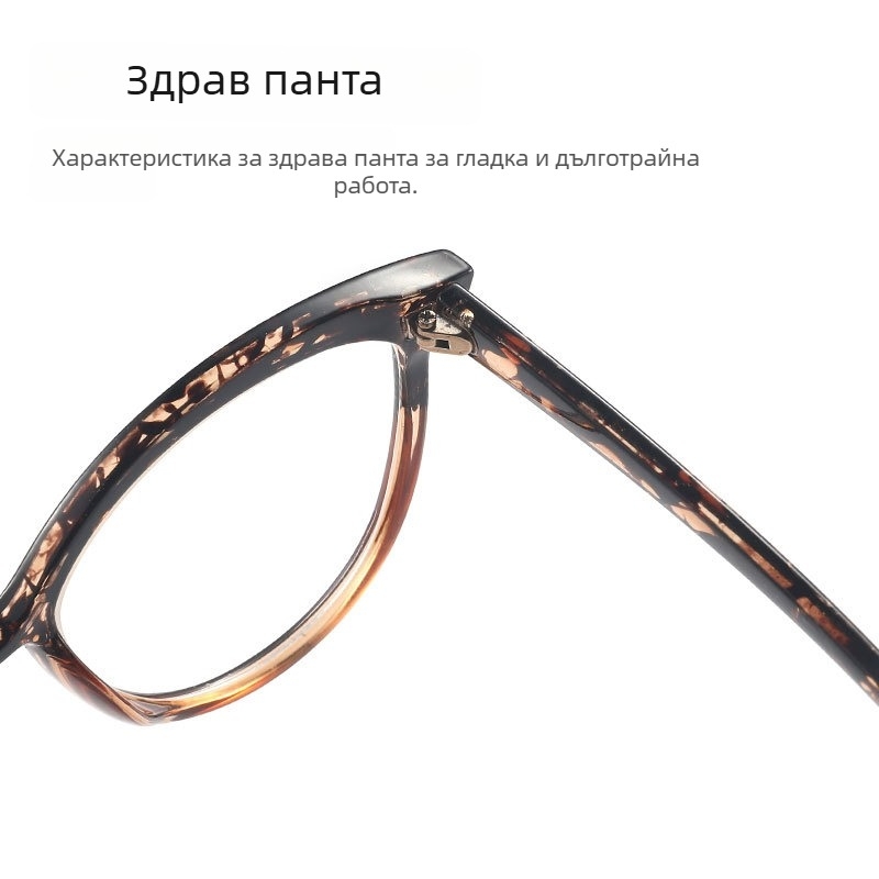 Очила за четене с пълна рамка от PC, акрилни лещи, овална рамка, без рецепта, пускане през пролетта 2025
