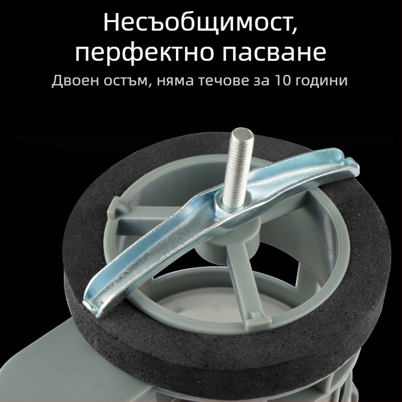 Комплект бутони за флъш на тоалетната — ABS, инжекционно формован, универсални входни и дренажни клапани за воден резервоар, натискане, марка Three penguins, произход Шандонг