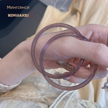 Халцедонов браслет, марка Three Jubilee of the Ming Dynasty, произход Хенан, стил Малък и Свеж, лято 2024