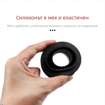 Уплътнение за клек тоалетна - гума, Zhongzhen, ръчна инсталация, модерен стил