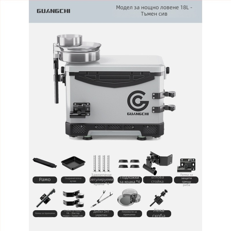 Риболовна кутия – коприна – капацитет под 9