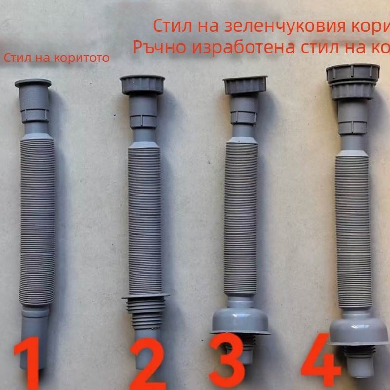 Дренажни фитинги за кухненска мивка, PP, директно монтиране с щепсел, анти-миризми, анти-корозия, защита срещу обратно водоснабдяване