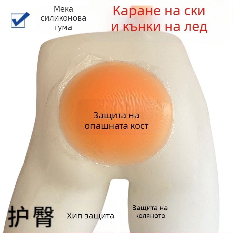 Силиконова ски защитна екипировка, подложки за китки и колене за възрастни, ледни и снежни спортове