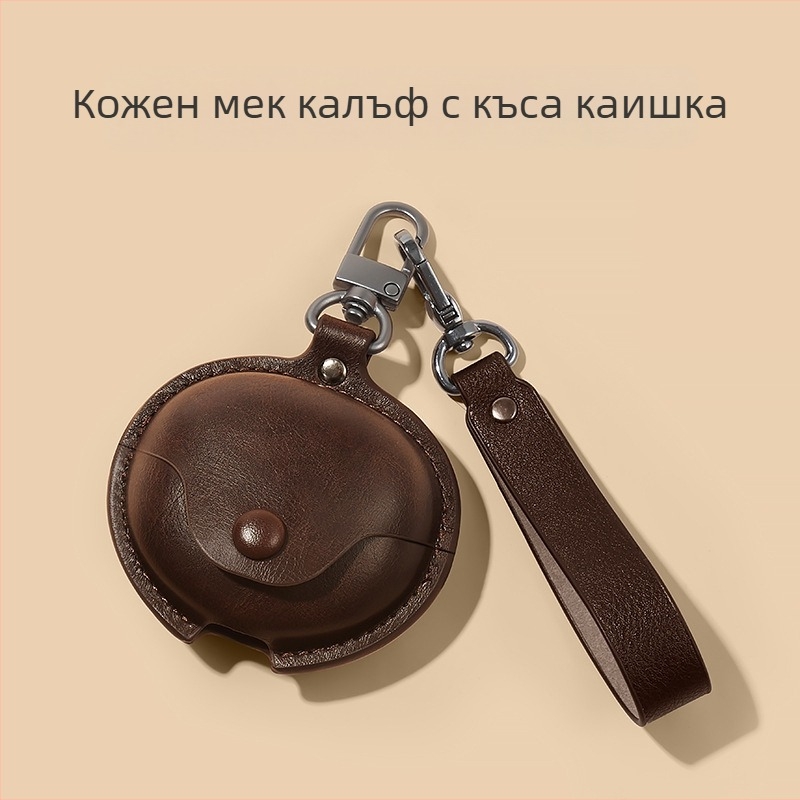 Защитен калъф за Huawei FreeClip2 безжични слушалки с клип – имитационна кожа, комплект Free6I