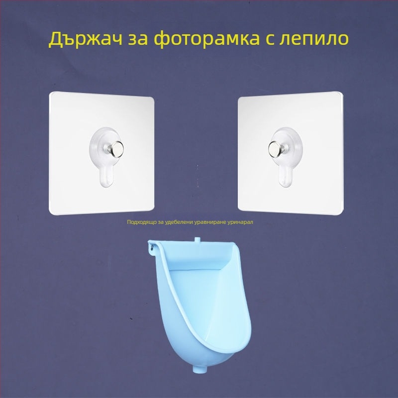 Лепяща закопчалка за двойна урна – акрил, лепящо щракване, марка: Double Urn, монтаж върху гладка стена, модерен стил