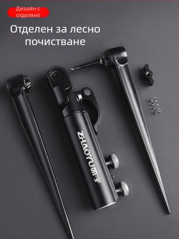 Chaoyu поставка за риболовна пръчка с наземна щепселна база, въртяща се в много посоки, сгъваема, метална конструкция, модел Dd64495