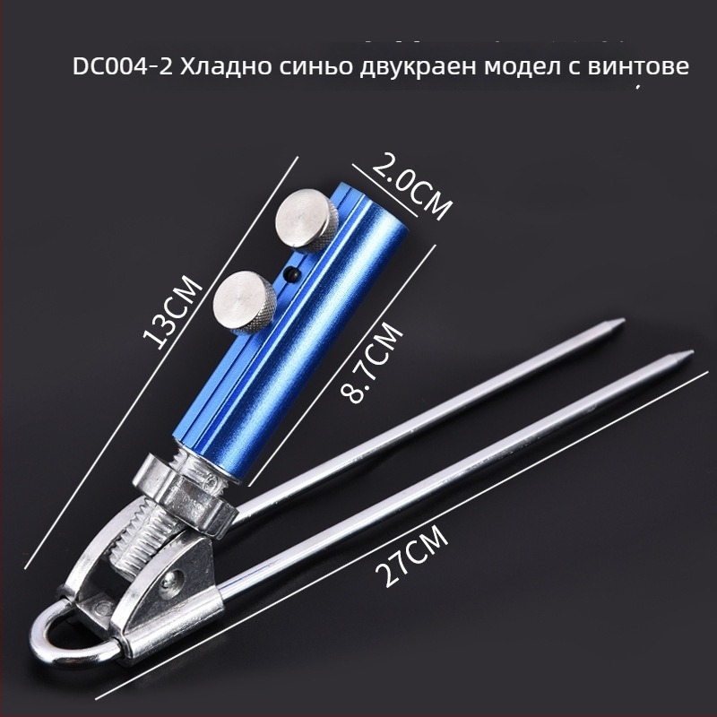 Chaoyu поставка за риболовна пръчка с наземна щепселна база, въртяща се в много посоки, сгъваема, метална конструкция, модел Dd64495