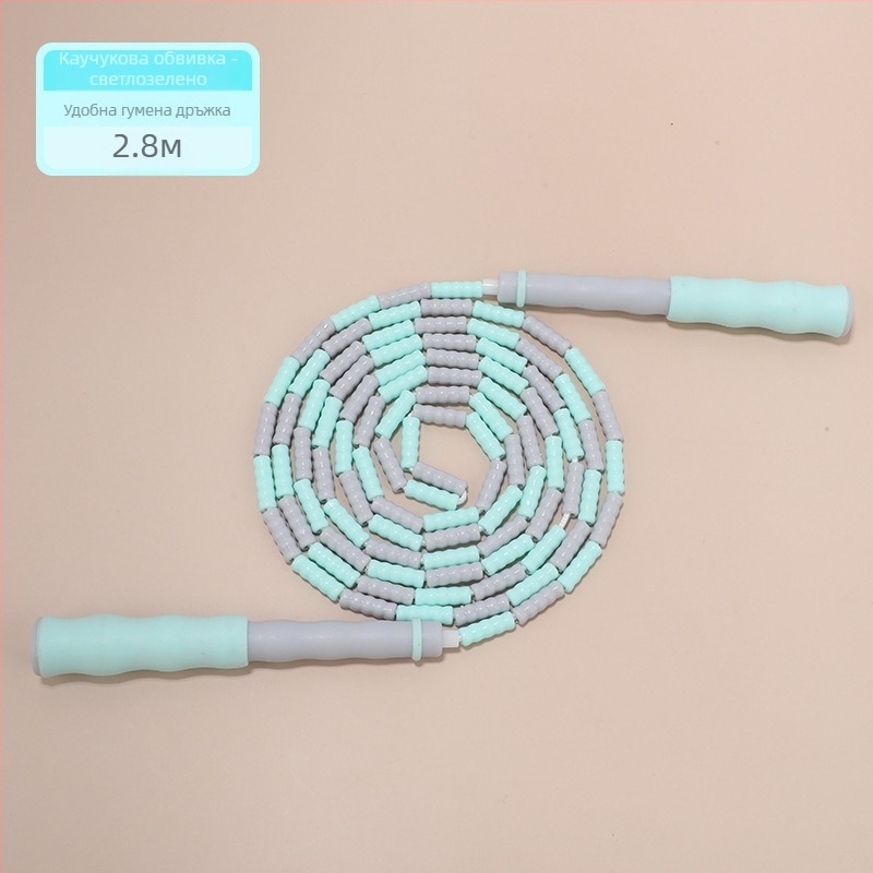 PU въже за скачане за деца с мънисти и регулируем модел на мъниста, въже за скачане с мъниста, 2.8