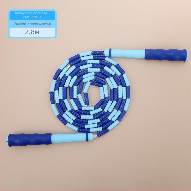 PU въже за скачане за деца с мънисти и регулируем модел на мъниста, въже за скачане с мъниста, 2.8