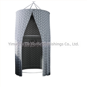 Кръгла душ-тента за баня, полиестер, модерен стил, японски карикатурен стил, персонализирано лого