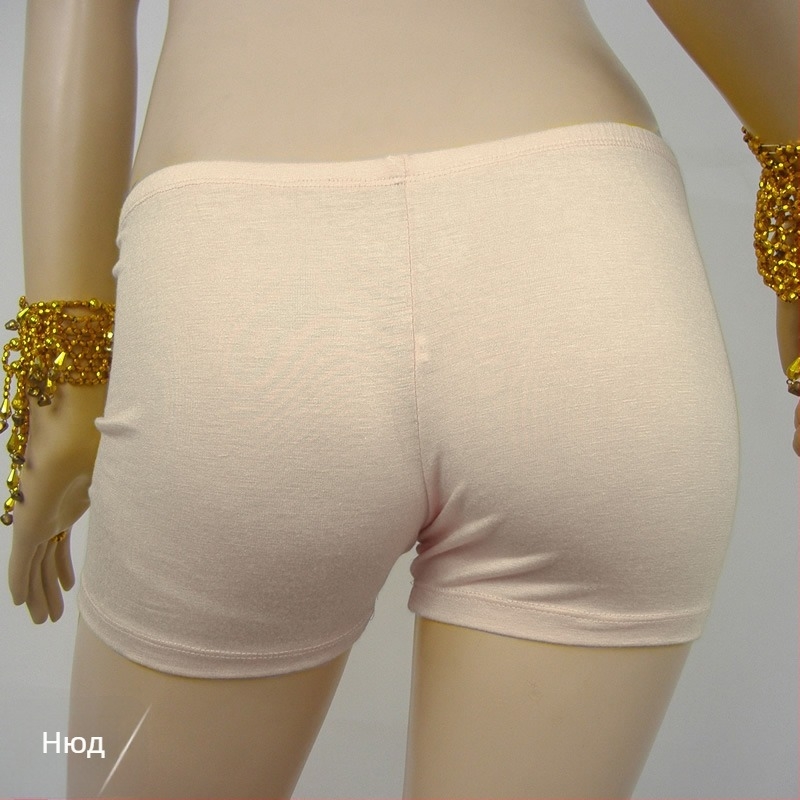 Шорти за Belly Dance с подплата, 100% мерсеризиран памук, за възрастни жени, едноцветни