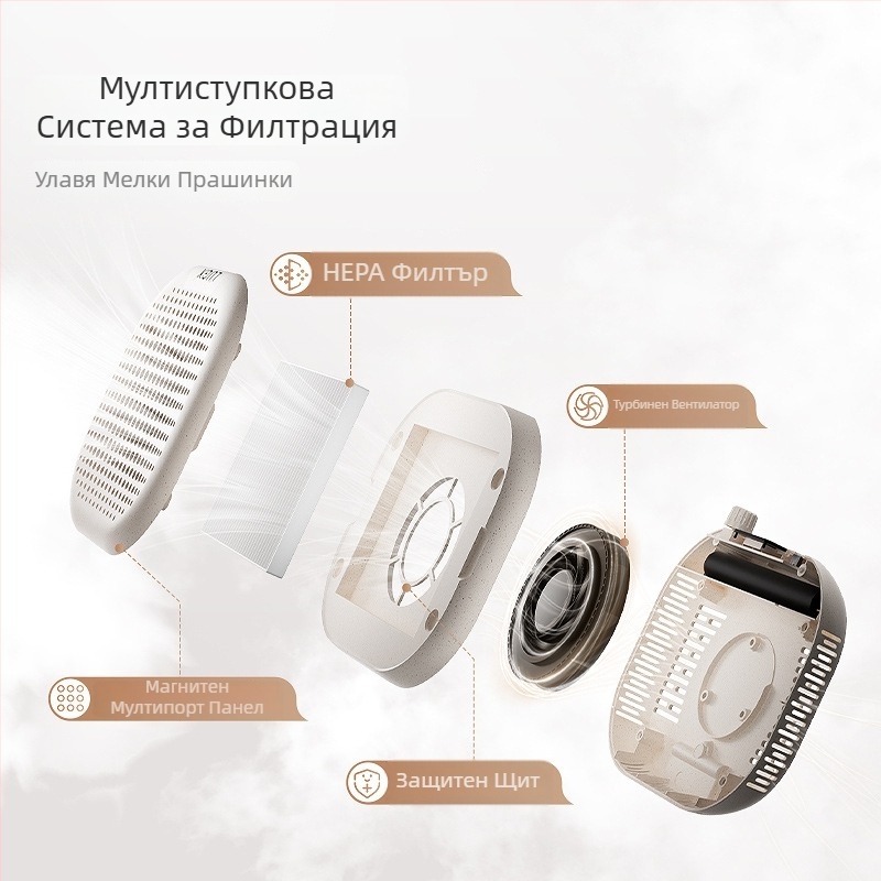 Събирач на прах за маникюр, презареждащ се, с високо всмукване, нисък шум, турбинен вентилатор, модел LG-207/LG-207S