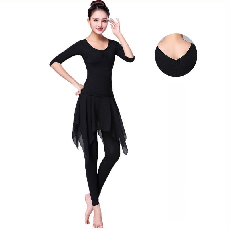 Танцов тренировъчен комплект за жени, памук 90–95%, подходящ за Belly Dance, латински и етно танци, лято 2022