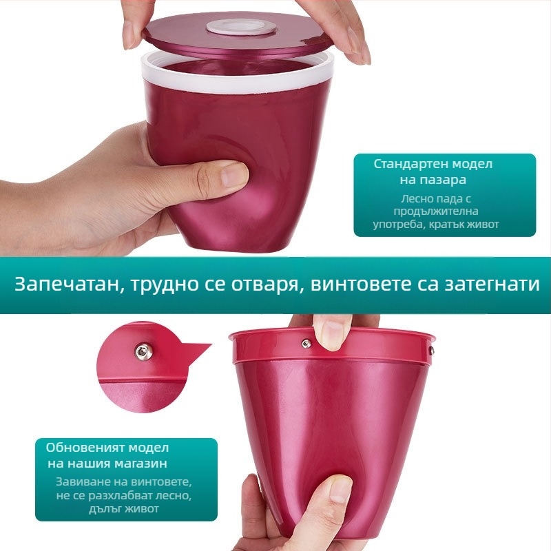 PVC дезодиращ филтър за капак на клектоалет, монтаж