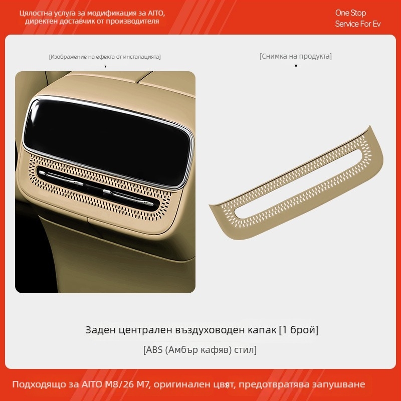 Маска за задния въздушен отвор за Wenjie M7/M8 — ABS, Mandini, модел 202601022127