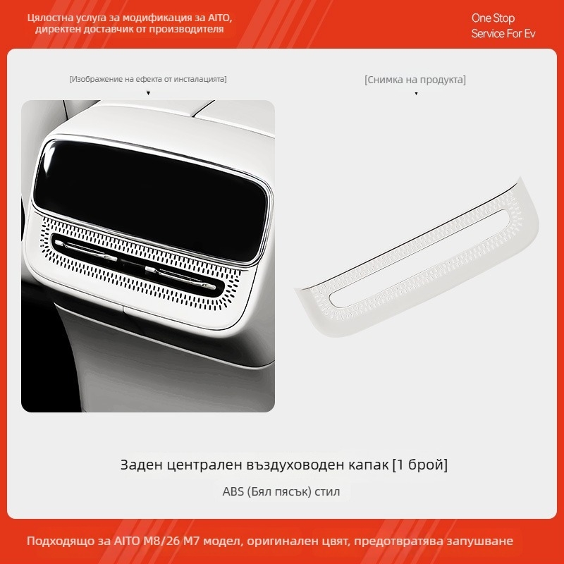 Маска за задния въздушен отвор за Wenjie M7/M8 — ABS, Mandini, модел 202601022127