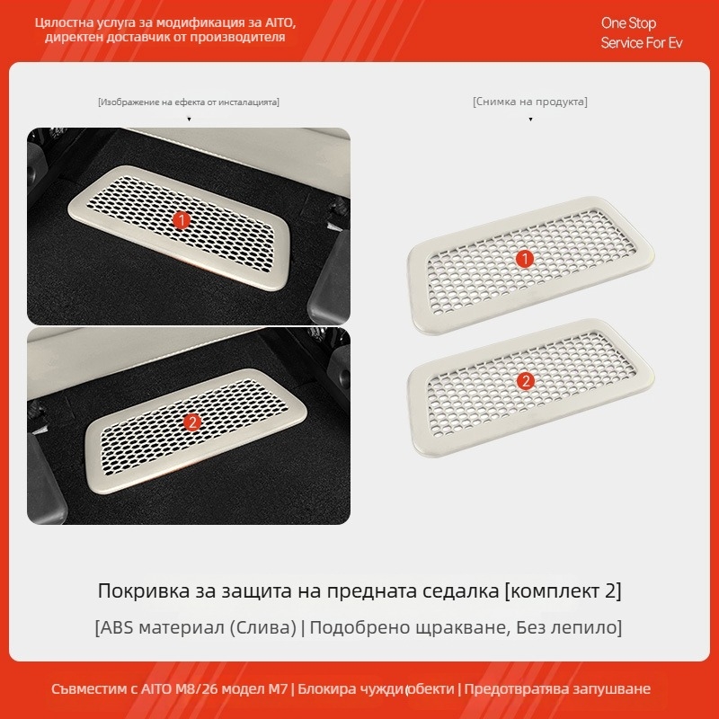 Маска за задния въздушен отвор за Wenjie M7/M8 — ABS, Mandini, модел 202601022127