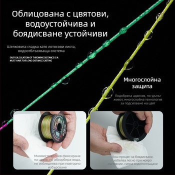 BKUMAN Основна риболовна линия, PE нишка, 3–33 кг якост, 100 броя в кутия