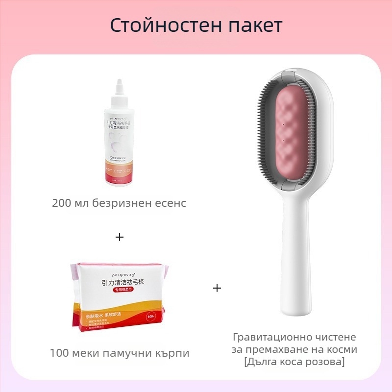 Гребен за премахване на косми по домашни любимци – ABS материал, лицензиран частен етикет, опаковка 45, марка Pet has gravity