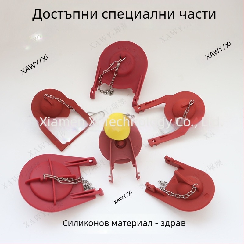 Воден стоп клапан за резервоар на тоалетната - PVC и силиконови уплътнения, инжекционно формоване, произход: Xiamen