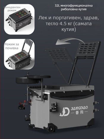 Риболовна кутия Ginger Fishing - PP материал, капацитет 25-32