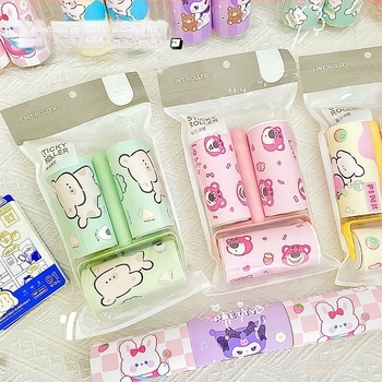 Mu qixi комплект за премахване на косми с карикатурен дизайн и резервни листове — пластмасов уред за премахване на косми