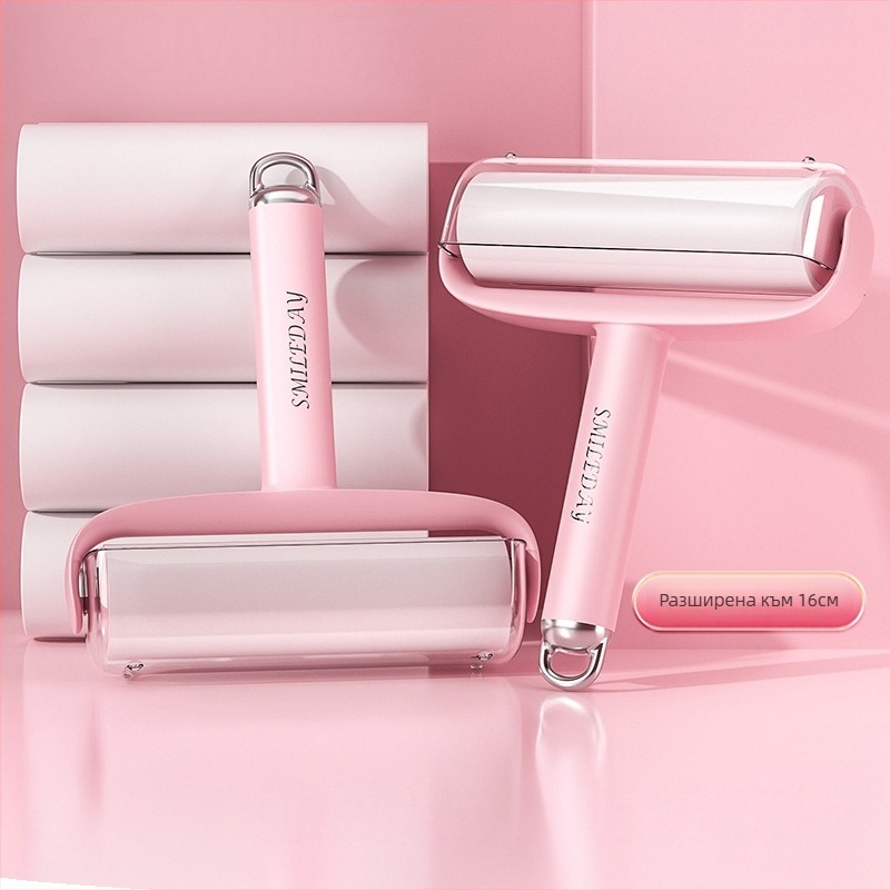 Линт ролер за смяна с разкъсващ се рол за премахване на котешка коса, почистване на дрехи и коси — Пластмаса, Yi wei, Модерен стил