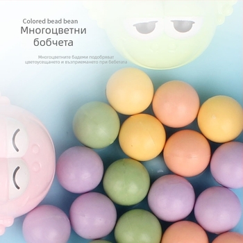 Hubao пластмасова пъзел-настолна игра: гладна жаба яде зърна, Sudoku баланс, забавна игра за разбиване на стени; за деца 4–6 г