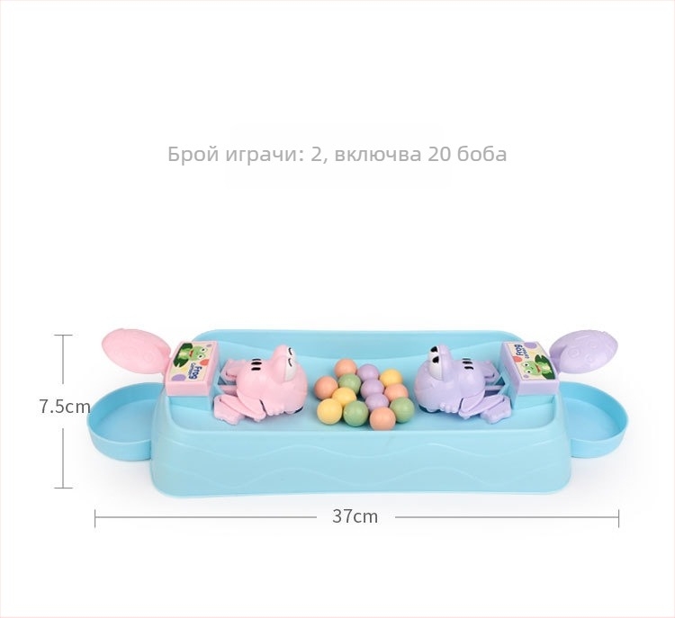 Hubao пластмасова пъзел-настолна игра: гладна жаба яде зърна, Sudoku баланс, забавна игра за разбиване на стени; за деца 4–6 г