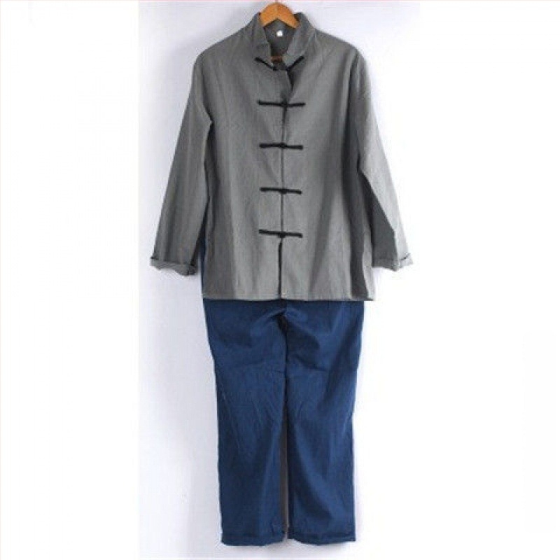 Мъжки фермерски костюм в стил Република Китай, акрилен плат, основен състав 95%+, лято 2022, за възраст 25-29 години, за танци на корема