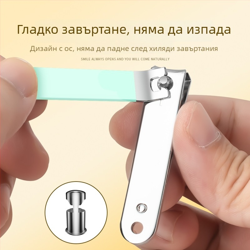 Комплект за подрязване на нокти с кожен калъф във форма на камера – преносим, домашен инструмент за грижа за нокти, метал и въглеродна стомана, 5–7 части