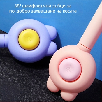 Гребен за домашни любимци за котки и кучета – еднократно премахване на косми, разплитане на заплетени косми, масаж, полипропилен (PP) материал