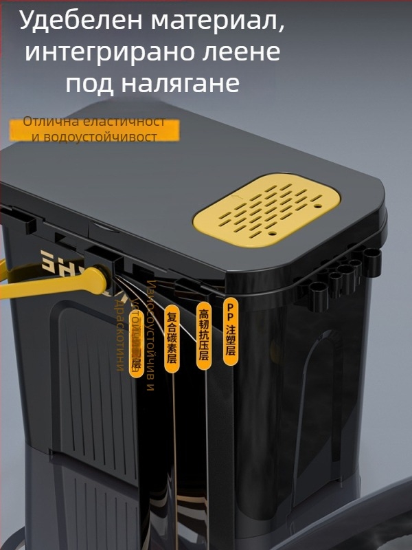 Преносима кофа за риболов със седалка и еднослойна кутия, пластмасова, капацитет под 9, многофункционален комплект за риболов