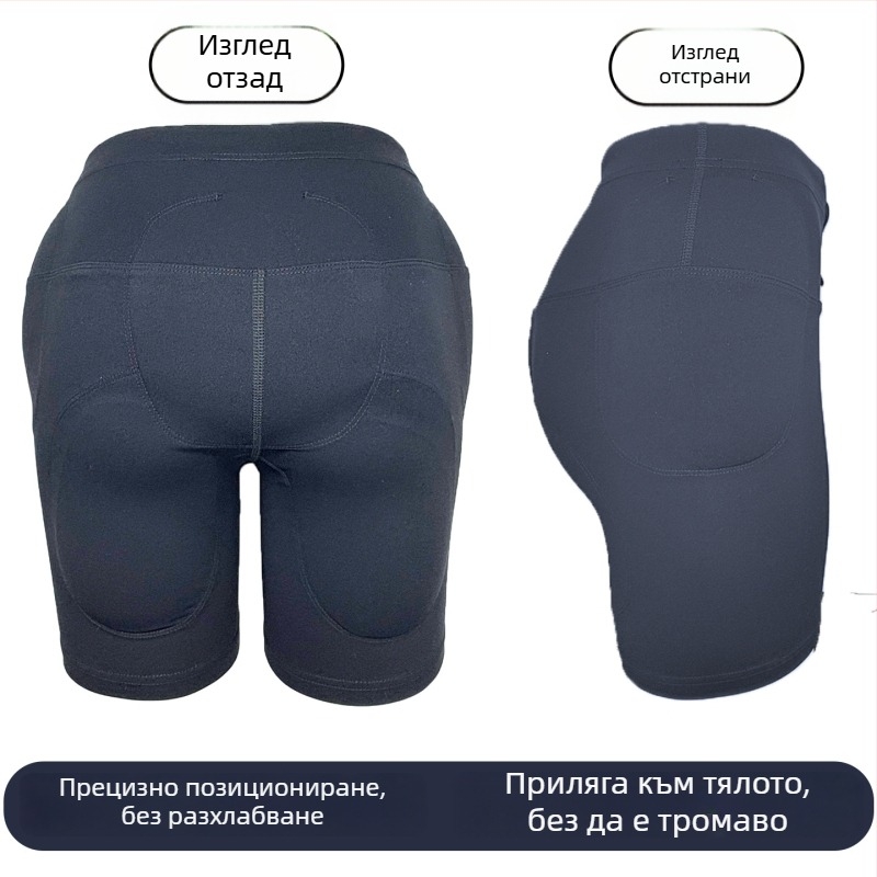 Ски протектор за таз с мека силиконова подложка – вътрешна защита за мъже и жени