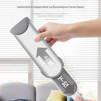 Уред за премахване на власинки по дрехи със електростатично отстраняване на прах и ролков скрейпър, 2023 г.