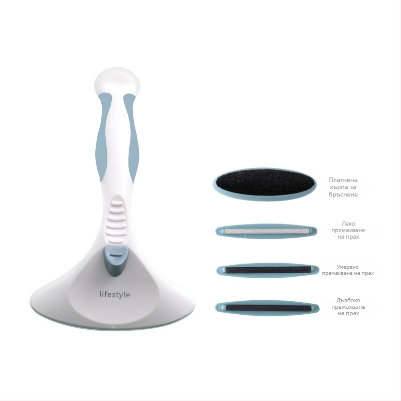 Уред за премахване на власинки по дрехи със електростатично отстраняване на прах и ролков скрейпър, 2023 г.