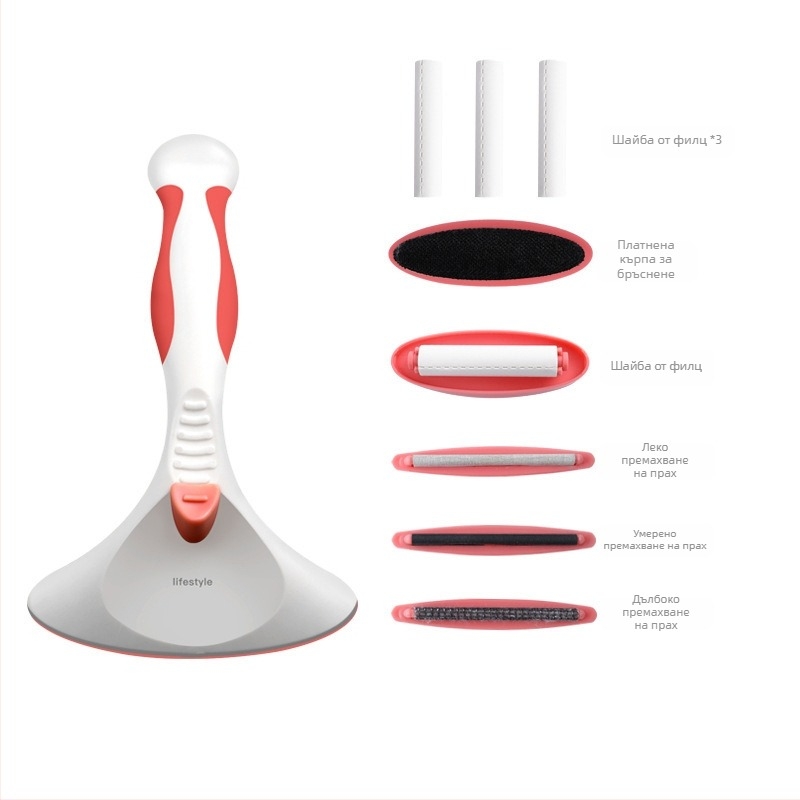 Уред за премахване на власинки по дрехи със електростатично отстраняване на прах и ролков скрейпър, 2023 г.