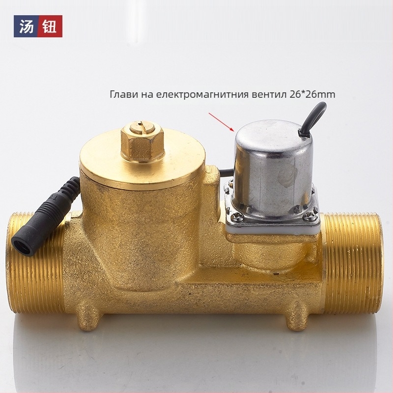Уринарен сензорен пулсов електромагнитен клапан — глава, цял мед, DC6V