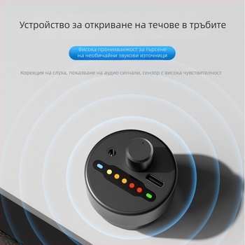 Детектор на източник на звук F03 за прослушване на звуци, откриване на течове и улавяне на звук