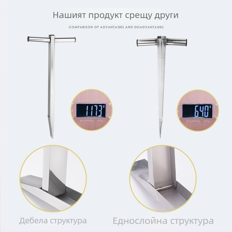 Джакфрут сепаратор нож – неръждаема стомана, многофункционален инструмент за изваждане на сърцевина и разделяне на плод