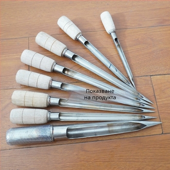 Пробоотборник за зърно от неръждаема стомана 304 с пробна тръба