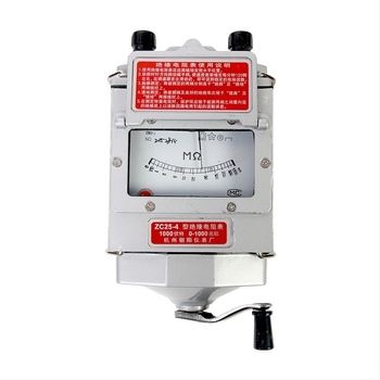 ZC25-3X500V4X/1000V Измервател за съпротивление на изолацията, Мегохмметър, Тип с индикатор