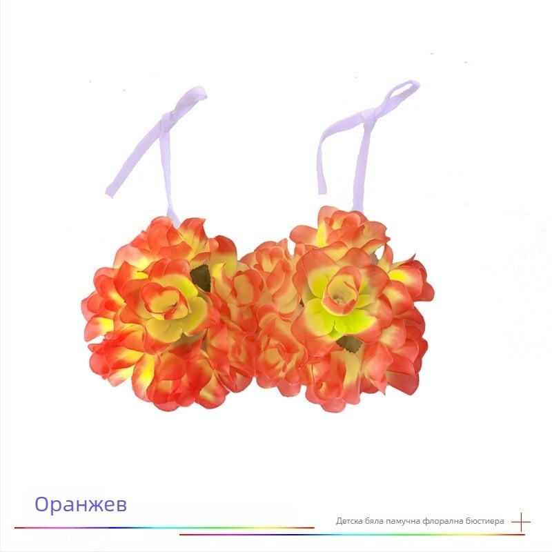 Сутиен с кокосови черупки и хула комплект за етнически танц, унисекс, Chenille и Spandex, пролет 2025