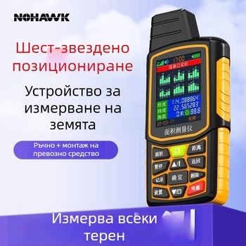 Измервателно устройство за земеделска земя — висока точност, ръчно и монтирано в превозно средство; измерва площи (код на продукта: 4653645345634563)