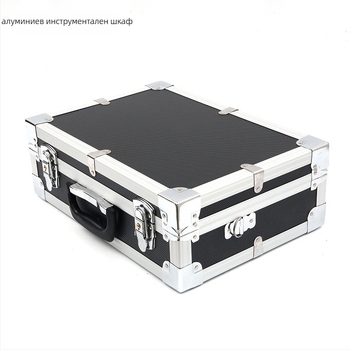 Алуминиева кутия за инструменти и оборудване – Hengrui Luggage, за сценично осветление, инструментален кейс, кутия за противопожарни инструменти, шаси на дрон, военен полетен кейс