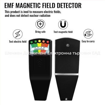 K2 преносим електромагнитен детектор за радиация, високочестотен, обхват на измерване 0–9999 м³/ч