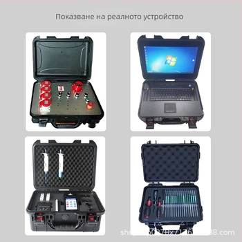 Портативна PP пластмасова кутия за инструменти с EVA вложка, предназначена за батерия на дрона; макс. товароподемност 50