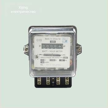 DD862 Еднофазов електронно-механичен електромер за домакинство, 220V, марка Xijing/C-ken