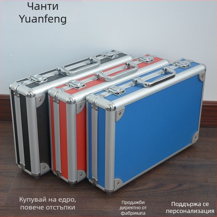 Source Peak преносима кутия за инструменти от алуминиева сплав с EVA ударозащита, мултифункционална кутия за инструменти и прибори, носимост 100 кг, алуминиева рамка